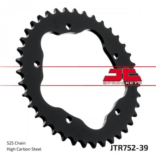 JT SPROCKETS REAR STEEL 39T, 525 JTR075239