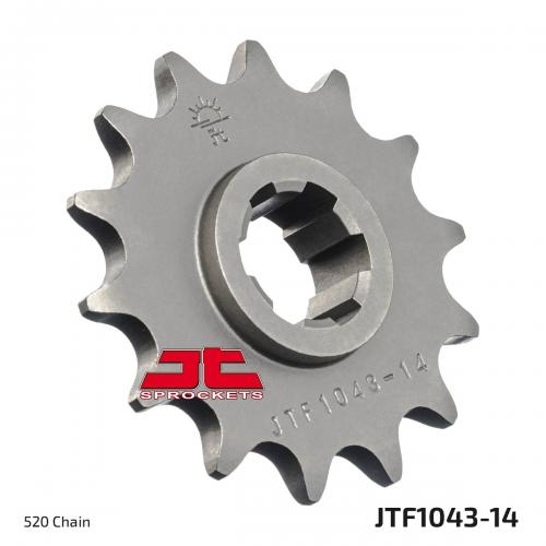 JT SPROCKETS FRONT STEEL 14T, 520 JTF104314
