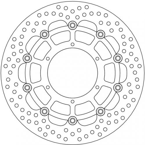 MOTO MASTER 112155, HALO FLOATING ALU DISC 300