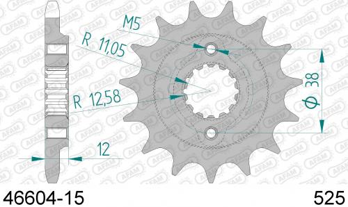 AFAM FRONT 15T, 525 AF14660415