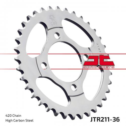 JT SPROCKETS REAR STEEL 36T, 420 JTR021136