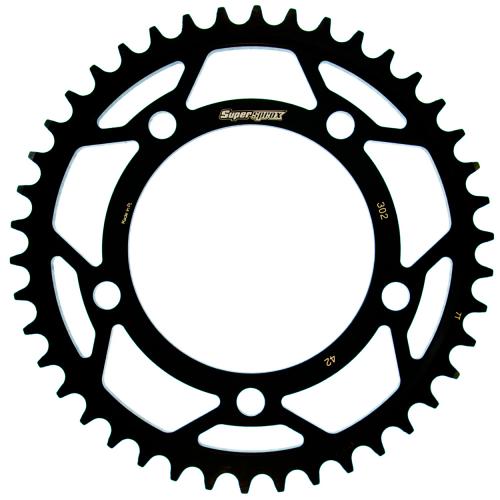 SUPERSPROX SUPERSPROX REAR STEEL 42T, BLACK, 530 SU430242B