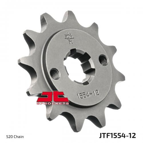 JT SPROCKETS FRONT STEEL 12T, 520 JTF155412