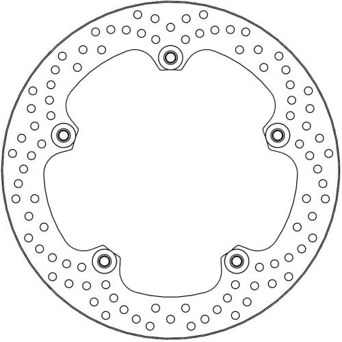 MOTO MASTER 111071, HALO FLOATING STEEL DISC 305