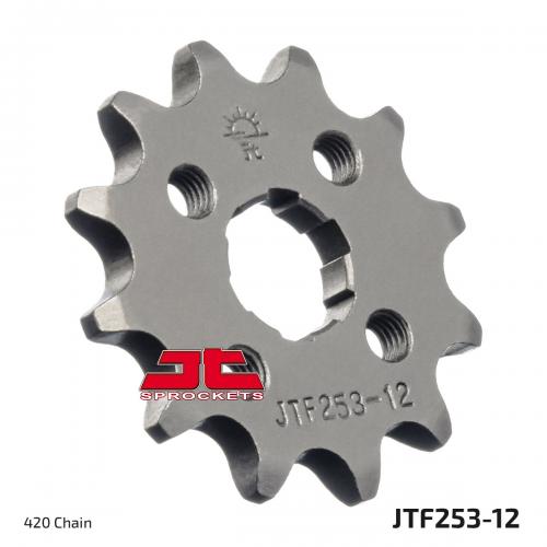JT SPROCKETS FRONT STEEL 12T, 420 JTF025312
