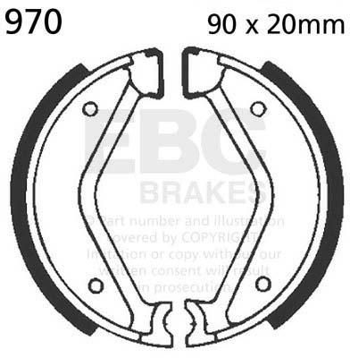EBC 970 EBC BRAKE SHOES