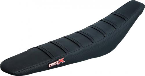 CROSS X SEAT COVER, BLACK/BLACK/BLACK (STRIPES) M5133BBB