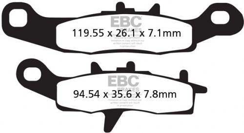 EBC FA 258TT EBC DISC PADS