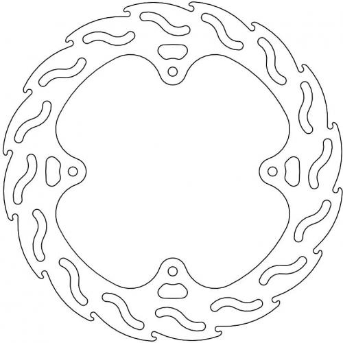 MOTO MASTER 110379, FLAME FACTORY FIXED DISC 240