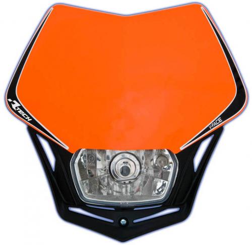 RTECH V-FACE HEADLIGHT ORANGE-BLACK 562845063