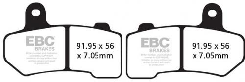 EBC FA 409V EBC SEMI SINTERED DISC PADS
