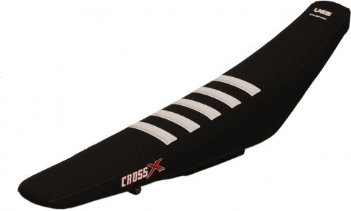 CROSS X SEAT COVER UGS WELD STRIPES BLK WHITE