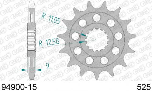 AFAM FRONT 15T, 525 AF19490015