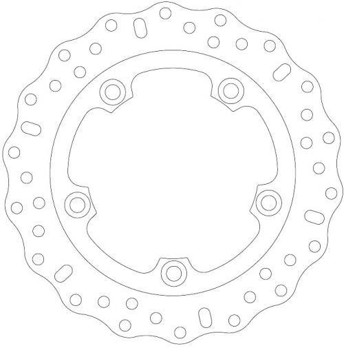 EBC BRAKE DISC MD3113C EBC CONTOUR STREET DISC