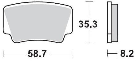 MOTO MASTER 096621, BRAKE PADS SINTER NITRO
