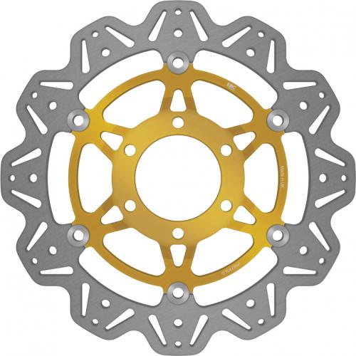 EBC BRAKE DISC VR647GLD VEE FLOATING DISC GOLD CENTRE