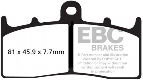 EBC EPFA294HH EBC EXTREME PRO HH DISC PADS