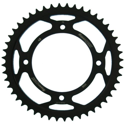 SUPERSPROX SUPERSPROX REAR STEEL 48T, BLACK, 428 SU499848B