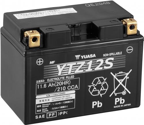 YUASA YTZ12S YUASA SEALED BATTERY