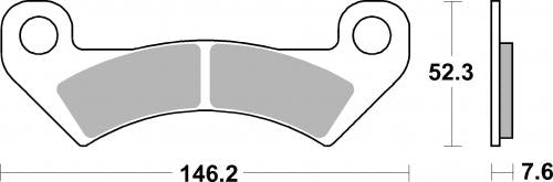 SBS 912SI BRAKE PADS SINTER