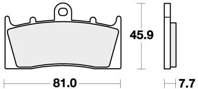 SBS 743HS BRAKE PADS SINTER