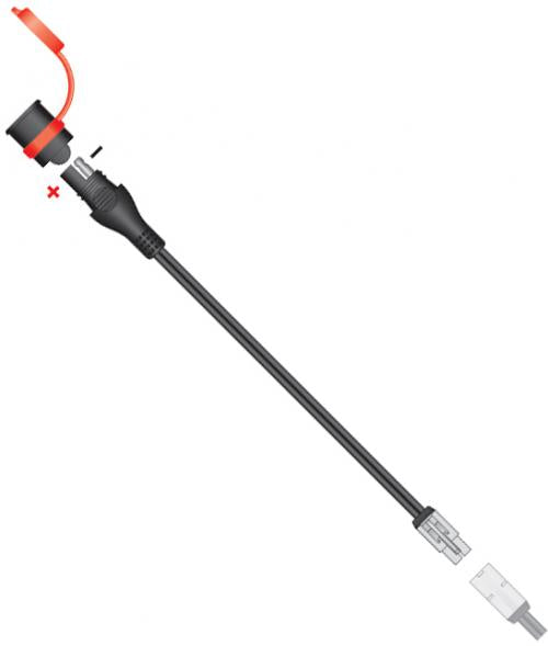 TECMATE O-7 SAE TO TM CONVERTER LEAD OPTIMATE - ACU211