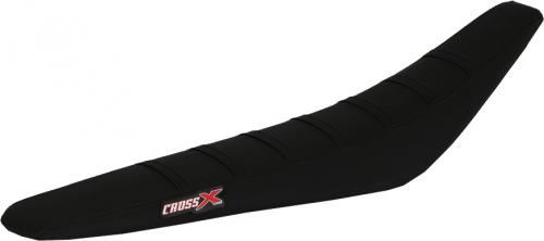 CROSS X SEAT COVER ADV WITH STRIPES BLK BLK BLK M8203BBB