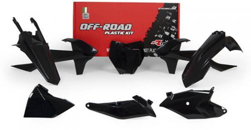 RTECH PLASTICS KIT 6 PCS W/AIRBOX KTM BLACK 563230688