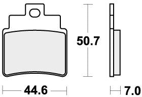 SBS 775SI BRAKE PADS SINTER