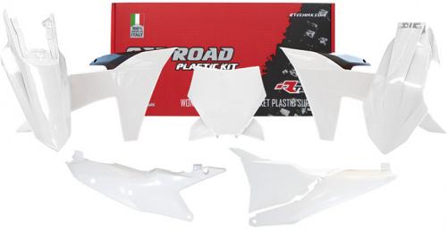 RTECH PLASTIC KIT 6 PCS L/AIRBOX COV WHI-BLA