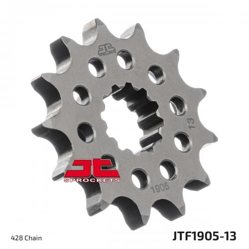 JT SPROCKETS FRONT STEEL 13T, 428 JTF190513