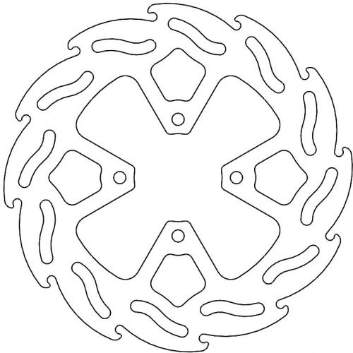 MOTO MASTER 110901, FLAME FIXED DISC 180