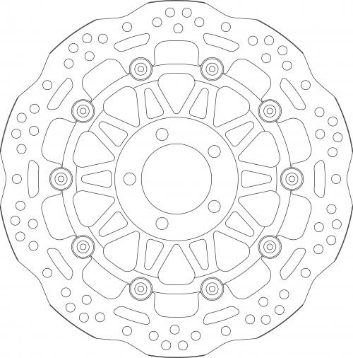 SBS UPGRADE BRAKE DISC 6267