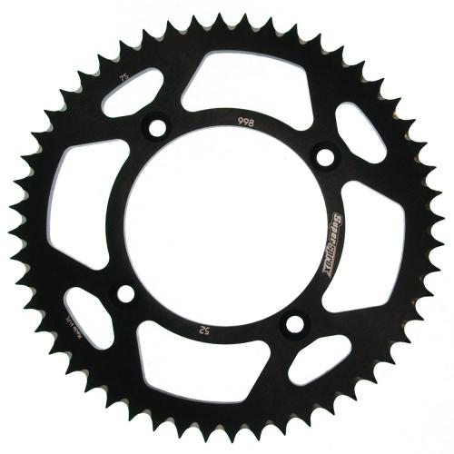 SUPERSPROX SUPERSPROX REAR ALU 52T, BLACK, 428