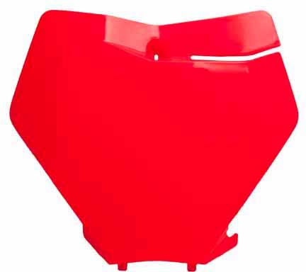 RTECH FRONT NUMBER PLATE KTM NEON ORANGE 565230432