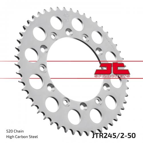 JT SPROCKETS REAR STEEL 50T, 520 JTR245250