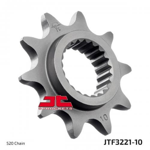 JT SPROCKETS FRONT STEEL 10T, 520 JTF322110