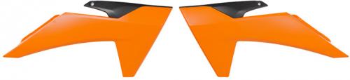 RTECH RADIATOR SCOOPS K ORANGE - BLACK 569801476