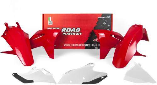 RTECH PLASTICS KIT 5 PCS GASGAS RED/WHITE