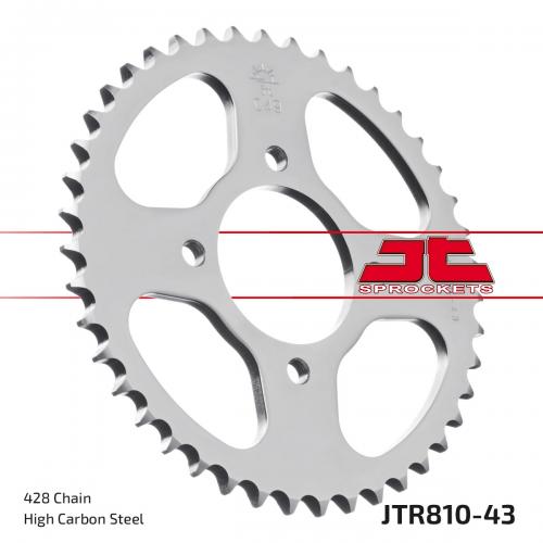 JT SPROCKETS REAR STEEL 43T, 428 JTR081043