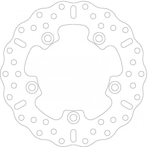 EBC BRAKE DISC MD3106C SOLID BIKE BRAKE WAVE DISC