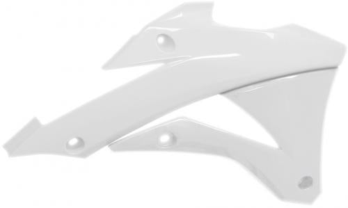 RTECH RADIATOR SCOOPS KAWASAKI WHITE 566225285