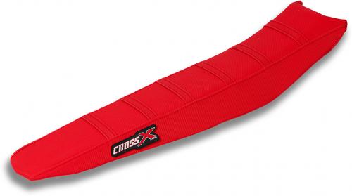 CROSS X SEAT COVER, RED/RED/RED (WITH STRIPES) M12023RRR
