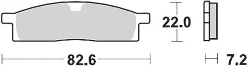 MOTO MASTER 091211, BRAKE PADS SINTER RACING