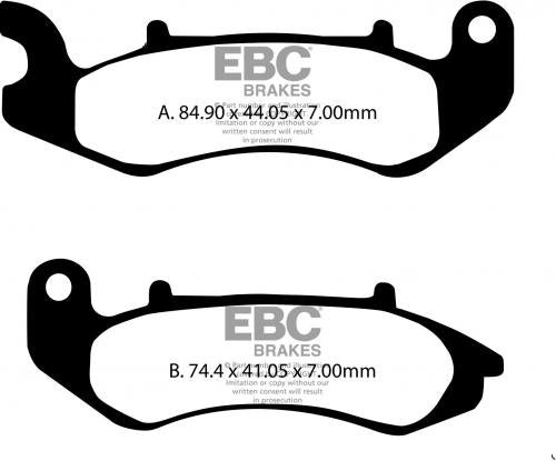 EBC FA 707 EBC DISC PADS