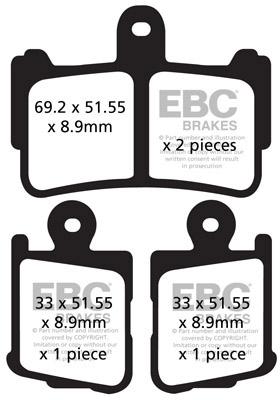 EBC FA 499/4HH EBC DISC PADS