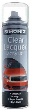 MISCELLANEOUS CHEMICALS SIMONIZ 500ML CLEAR ACRYLIC LACQUER