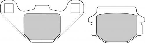 FERODO FDB314EF BRAKE PADS ORGANIC