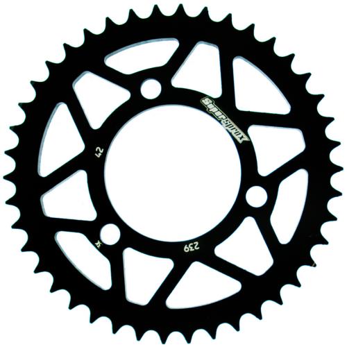 SUPERSPROX SUPERSPROX REAR STEEL 42T, BLACK SU423942B