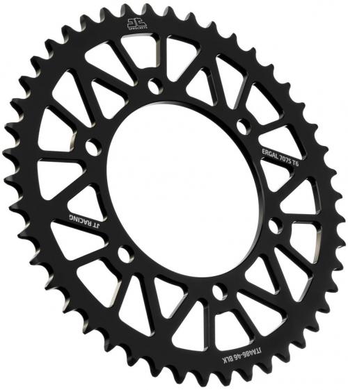 JT SPROCKETS REAR RACELITE ALU 46T BLACK, 520 JTA048646Z
